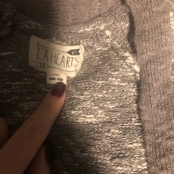 Grey and white cardigan - Picture 2 of 2